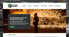 Desktop Screenshot of carbon-energy.de